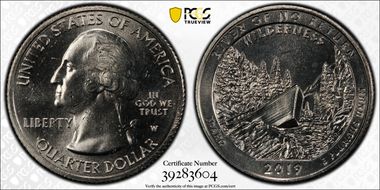 2019-W 25C Frank Church River of No Return NP MS65