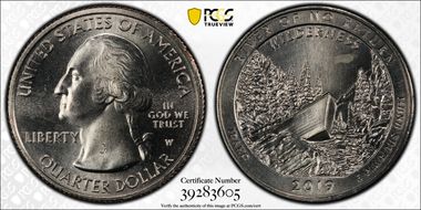 2019-W 25C Frank Church River of No Return NP MS64