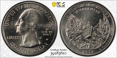 2019-W 25C Frank Church River of No Return NP MS65