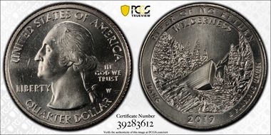 2019-W 25C Frank Church River of No Return NP MS64