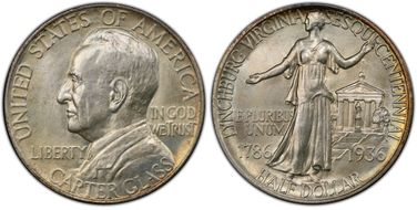 1936 50C Lynchburg MS66+