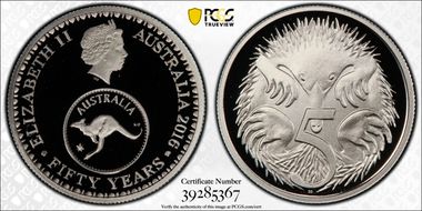 2016 5C 50 Yrs Decimal Currency PR70DCAM