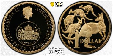 2016 $1 50 Yrs Decimal Currency PR69DCAM