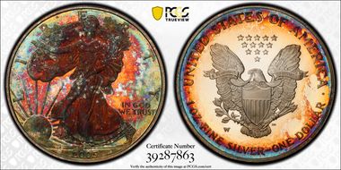 2005-W $1 Silver Eagle PR68DCAM