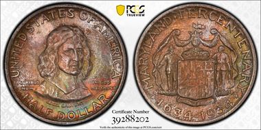 1934 50C Maryland MS66