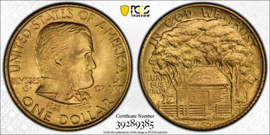 1922 G$1 Grant, Star MS66