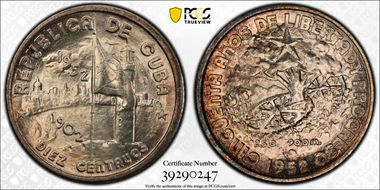 1952 10C Republic MS66