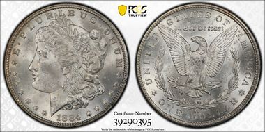 1884-CC $1 MS64