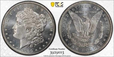 1900 $1 MS66+ 