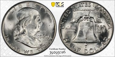 1960 50C MS64FBL