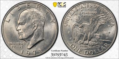 1971-D $1 MS62