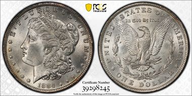 1884-O $1 MS63