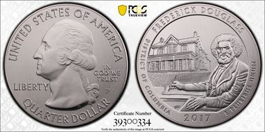 2017-P 25C George Rogers Clark NP 5 oz Silver SP68