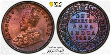1920(C) 1/4 An SW-8.351 MS66RB