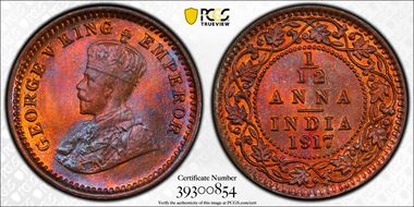 1917(C) 1/12 An SW-8.540 MS66RB