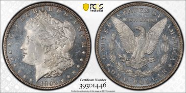 1892 $1 MS63DMPL