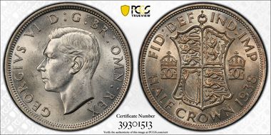 1938 1/2 Cr S-4080 MS63