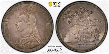 1887 Crown S-3921 MS64