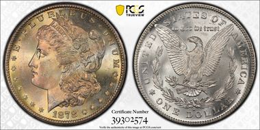1878-S $1 MS66+