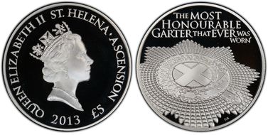2013 £5 Diamond Jubilee PR69DCAM