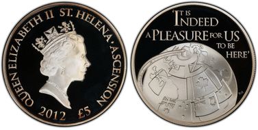 2012 £5 KM-59 PR69DCAM