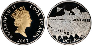 2002 $1 Golden Jubilee PR68DCAM