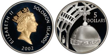 2002 $5 KM-113a The Sovereign's Orb PR69DCAM