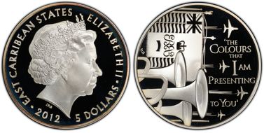 2012 $5 Trooping the Colours PR69DCAM