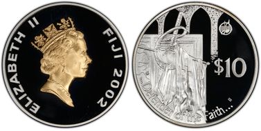 2002 $10 Defender of the Faith PR69DCAM