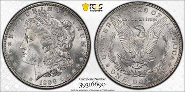 1888 $1 MS66