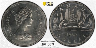 1982 $1 Voyageur MS64