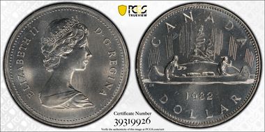 1982 $1 Voyageur MS66