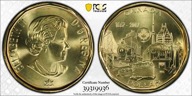 2017 $1 Connecting a Nation MS67