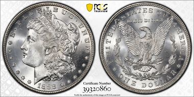 1888 $1 MS66+