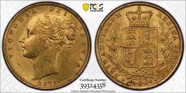 1872-M Sov S-3854 Shield MS61