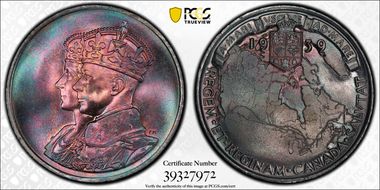 1939 Medal BHM-4394 WE-7826 Ag Royal Visit to Canada MS67