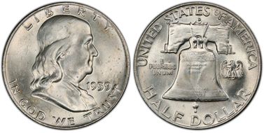 1959-D 50C MS65FBL
