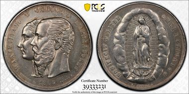 1866 Medal Grove-125a Fonrobert-6701 Ag Proclamation Medal AU58