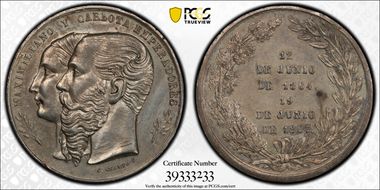 1867 Medal Grove-133a Ag N1