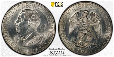 1967 Medal 100th Anniv. French Intervention SP1