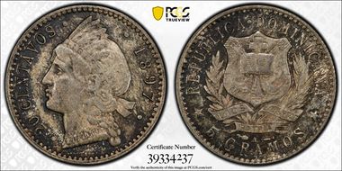 1897-A 20C KM-14 MS64