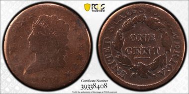 1812 1C Large Date N1BN