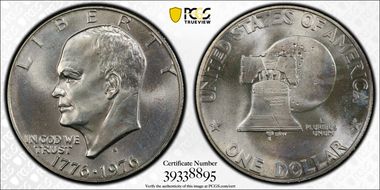 1976-S $1 Silver MS67