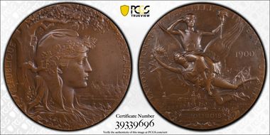 1900 Medal Maier-79 AE Exposition Universelle de Paris MS64