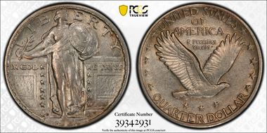 1924-D 25C AU50