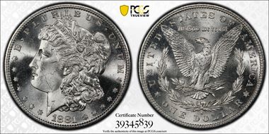 1881-S $1 MS67+