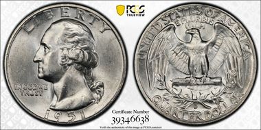 1951-D 25C DDO FS-101 MS64