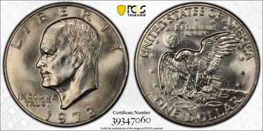 1973 $1 MS65