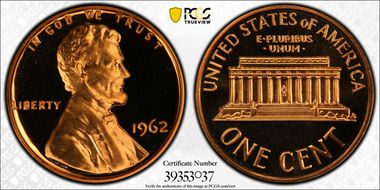 1962 1C PR68CAM