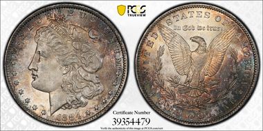 1884-O $1 MS62